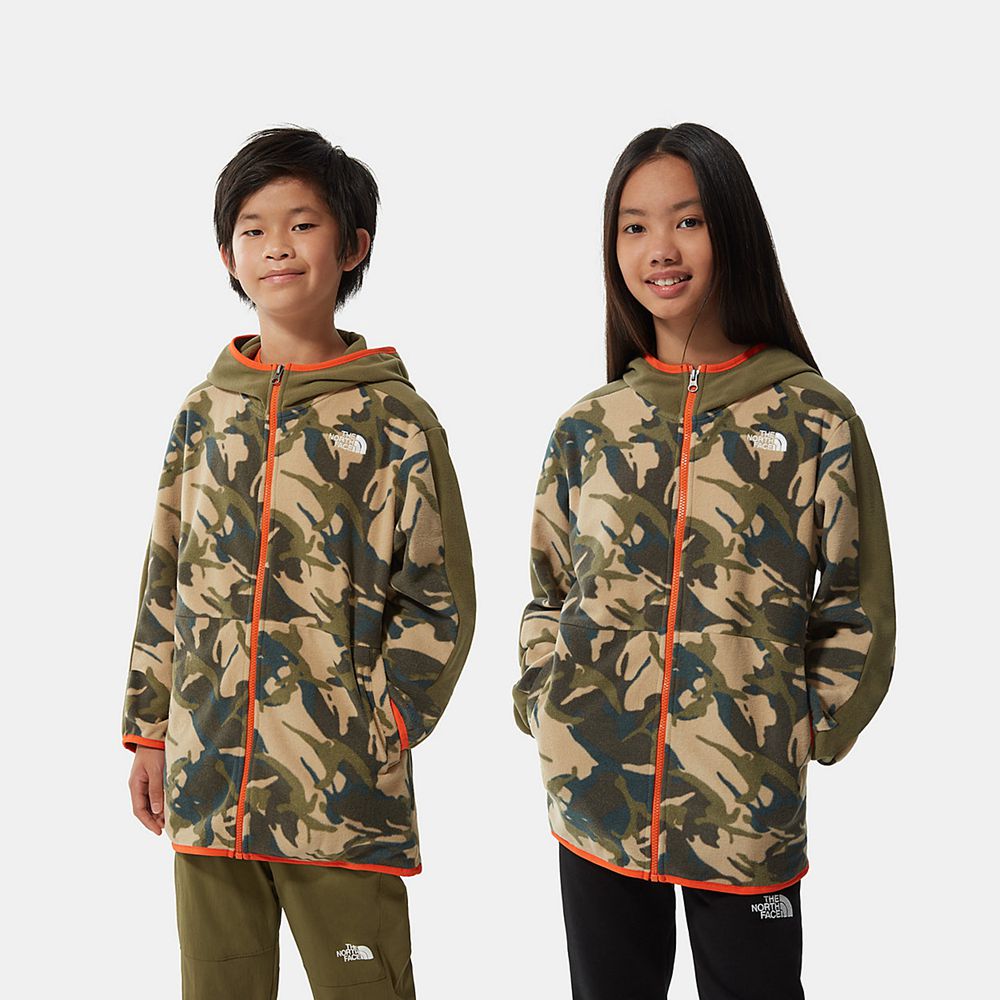 The North Face Fleeces Youth Australia - The North Face Printed Glacier Full-Zip Camo Print (GVE-405